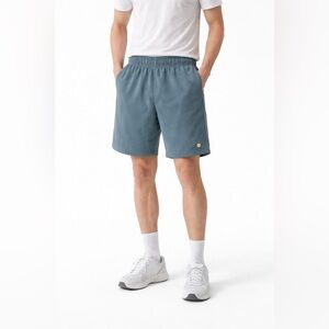 Free Fly Apparel Mens Breeze Athletic Shorts in Light Blue - Size Small